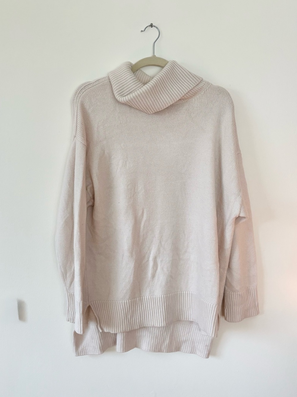 Babaton Cream Cowl-Neck Sweater
